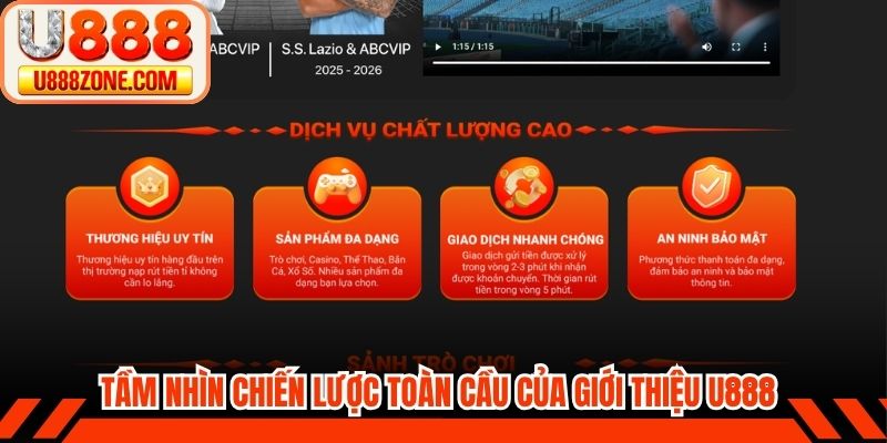 Tầm nhìn chiến lược toàn cầu của giới thiệu U888